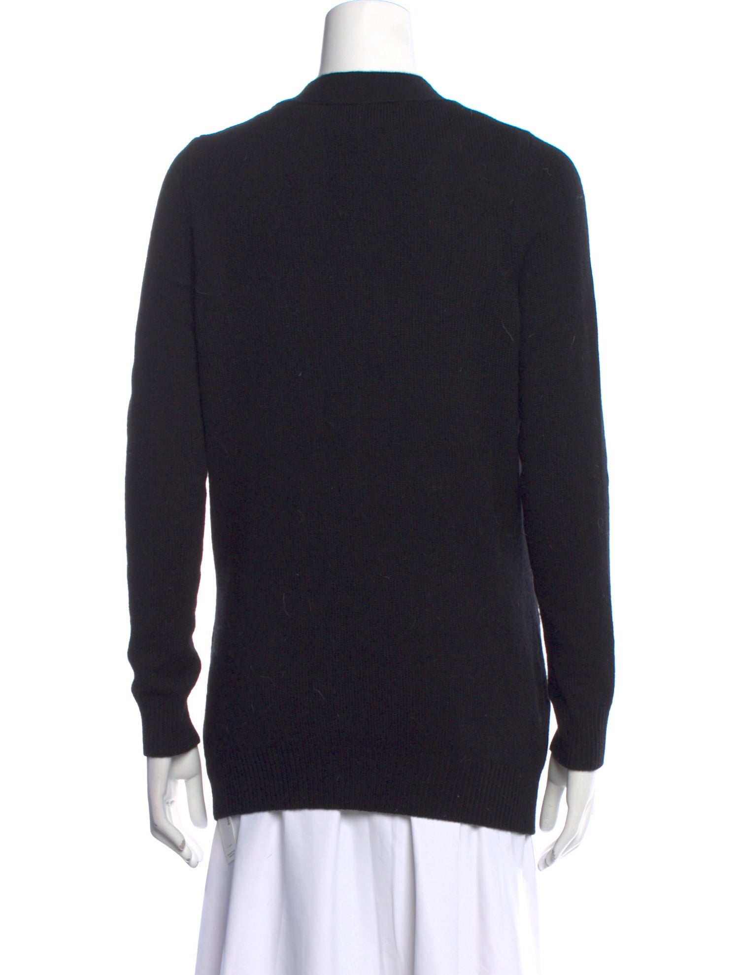 Goop G. Label Cashmere Plunge Neckline Sweater